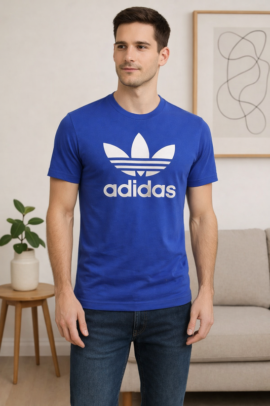 ADDIDAS Regular Fit Round Neck T Shirt