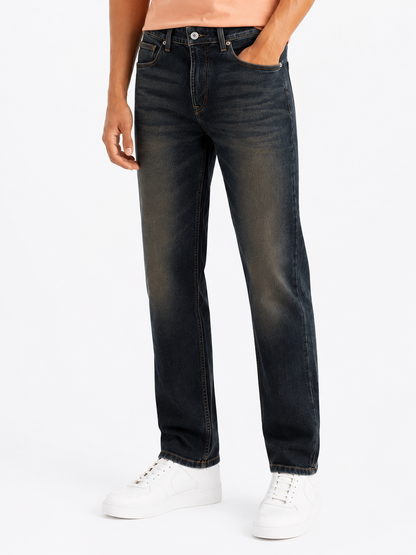 Levi's Straight Fit Cotton Lycra Jeans