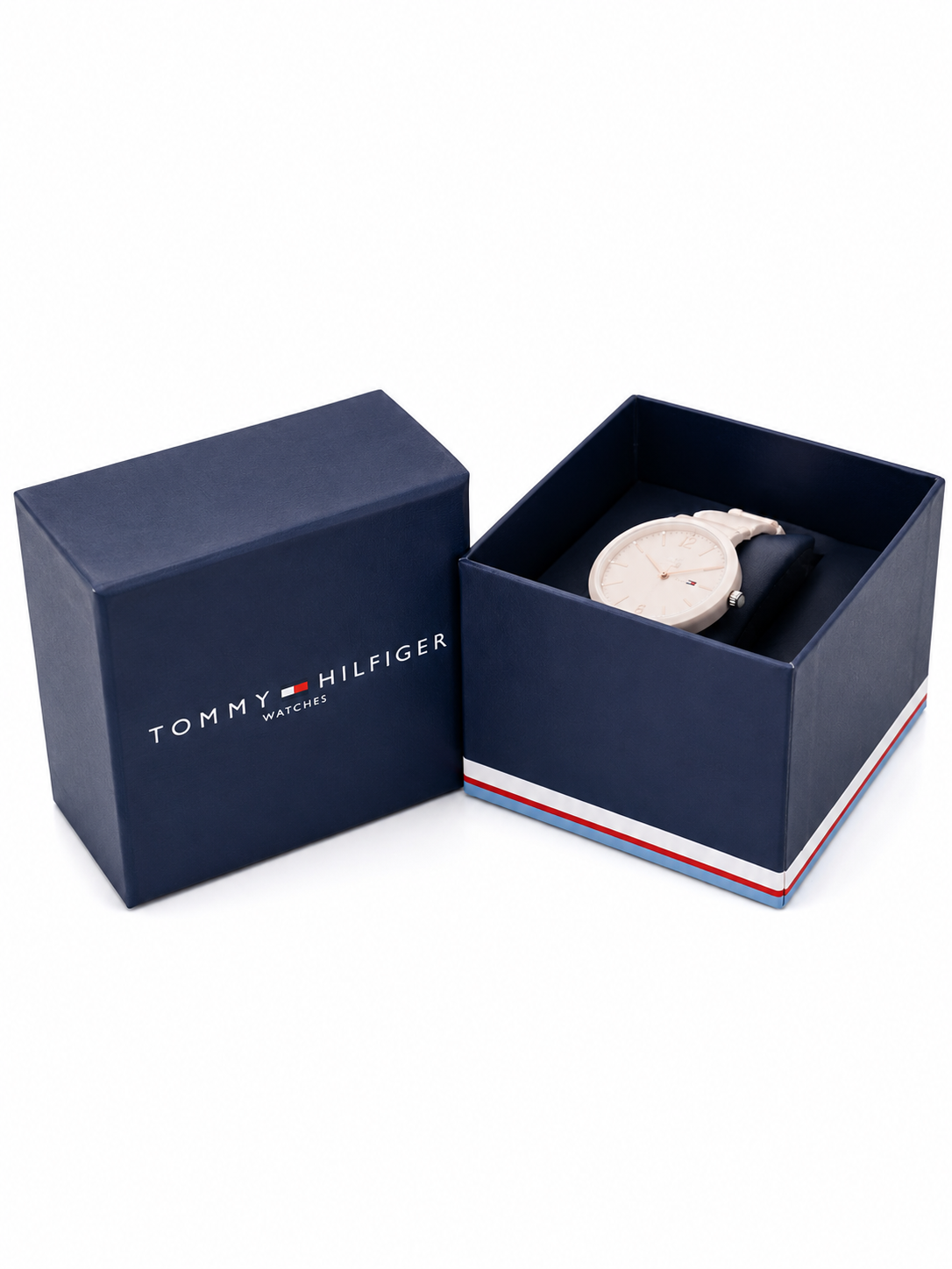 Tommy Hilfiger- Men's Dail & Leather Straps Anlouge Multi Function Watches