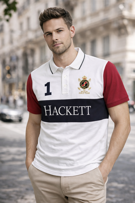 HACKETT Premium Cotton Polo T-Shirt