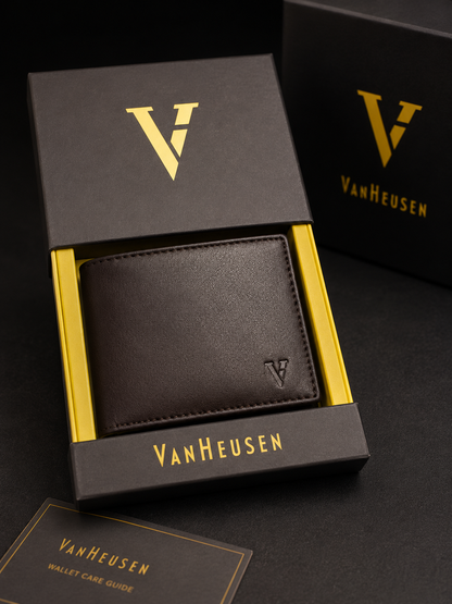 VAN HEUSEN  Men's Wallet Genuine Leather